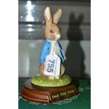 A BOXED LIMITED EDITION BESWICK FIGURE, Sweet Peter Rabbit BP-10d no 1741/2950 commissioned by Peter