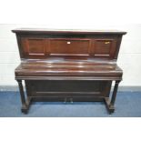 A ROGERS OF LONDON UPRIGHT OVERSTRUNG PIANO, length 153cm x depth 63cm x height 126cm