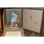 A BOXED ROYAL WORCESTER LIMITED EDITION FIGURE 'FELICITY' FROM THE VICTORIAN SERIES, no.143 of