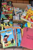 CHILDRENS BOOKS, approximately eighty-seven titles in two boxes to include seventeen Rupert