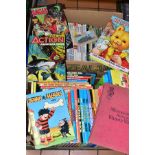 CHILDRENS BOOKS, approximately eighty-seven titles in two boxes to include seventeen Rupert