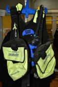 AN A. P. VALVES BUDDY COMMANDO BCD / BUOYANCY CONTROL DEVICE, SIZE LARGE, together with a Midas