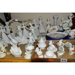 DECORATIVE GIFT WARES ETC, TO INCLUDE ROYAL CROWN DERBY 'DERBY POSIES', shaped oval tray, lozenge