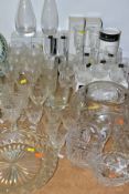 A GROUP OF DARTINGTON AND OTHER CUT GLASS AND CRYSTAL ITEMS, to include two boxed Dartington