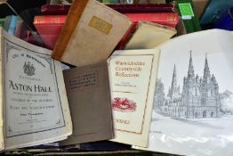 BOOKS, a collection of titles and prints relating to towns, villages and people in Staffordshire,