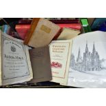 BOOKS, a collection of titles and prints relating to towns, villages and people in Staffordshire,