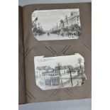 POSTCARDS, approximately 175 Postcards in one album, the cards are mostly early 20th century and