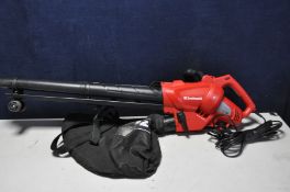 A EINHELL GC-EL2500E Einhell leaf blower and garden vac with adjustable power with bag and