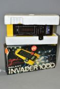 A BOXED CGL GALAXY INVADER 1000, space battle game in original box and polystyrene packaging, game