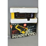 A BOXED CGL GALAXY INVADER 1000, space battle game in original box and polystyrene packaging, game