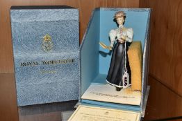 A BOXED ROYAL WORCESTER LIMITED EDITION FIGURE 'MARION' FROM THE VICTORIAN SERIES, no.150 of 500,