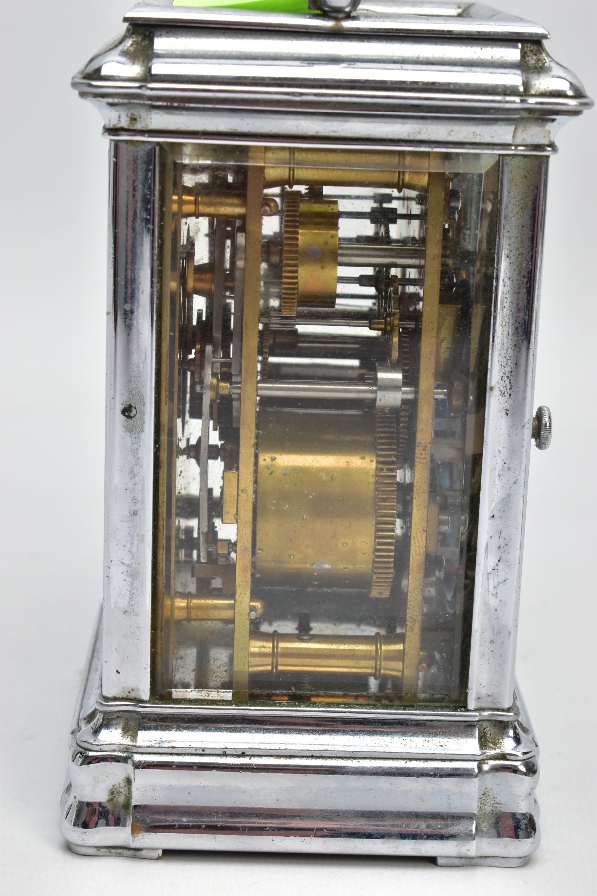 A FRENCH CARRIAGE CLOCK, featuring a white dial signed 'J.Bennett, Paris', Roman numerals, smaller - Image 5 of 8