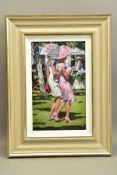 SHERREE VALENTINE DAINES (BRITISH 1959) 'ASCOT CHIC I', a signed limited edition print of female