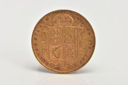 A HALF SOVEREIGN, a half sovereign depicting Queen Victoria, dated 1892, approximate gross weight