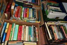 BOOKS, approximately 160 titles in five boxes, the majority of which are in hardback format,