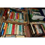 BOOKS, approximately 160 titles in five boxes, the majority of which are in hardback format,