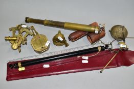 A SMALL QUANTITY OF SCIENTIFIC INSTRUMENTS, ETC, comprising a Blundell Harling Ltd Portland