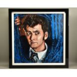 PETE HUMPHREYS (BRITISH CONTEMPORARY) 'Dr WHO - DAVID TENNANT' a portrait of the actor in character,