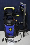 A MICHELIN MPX19EH pressure washer with lance, hose and instruction manual (PAT pass and working)