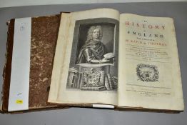 de THOYRAS; Rapin, The History of England, two volumes, translated into English by N. Tindall, Vicar