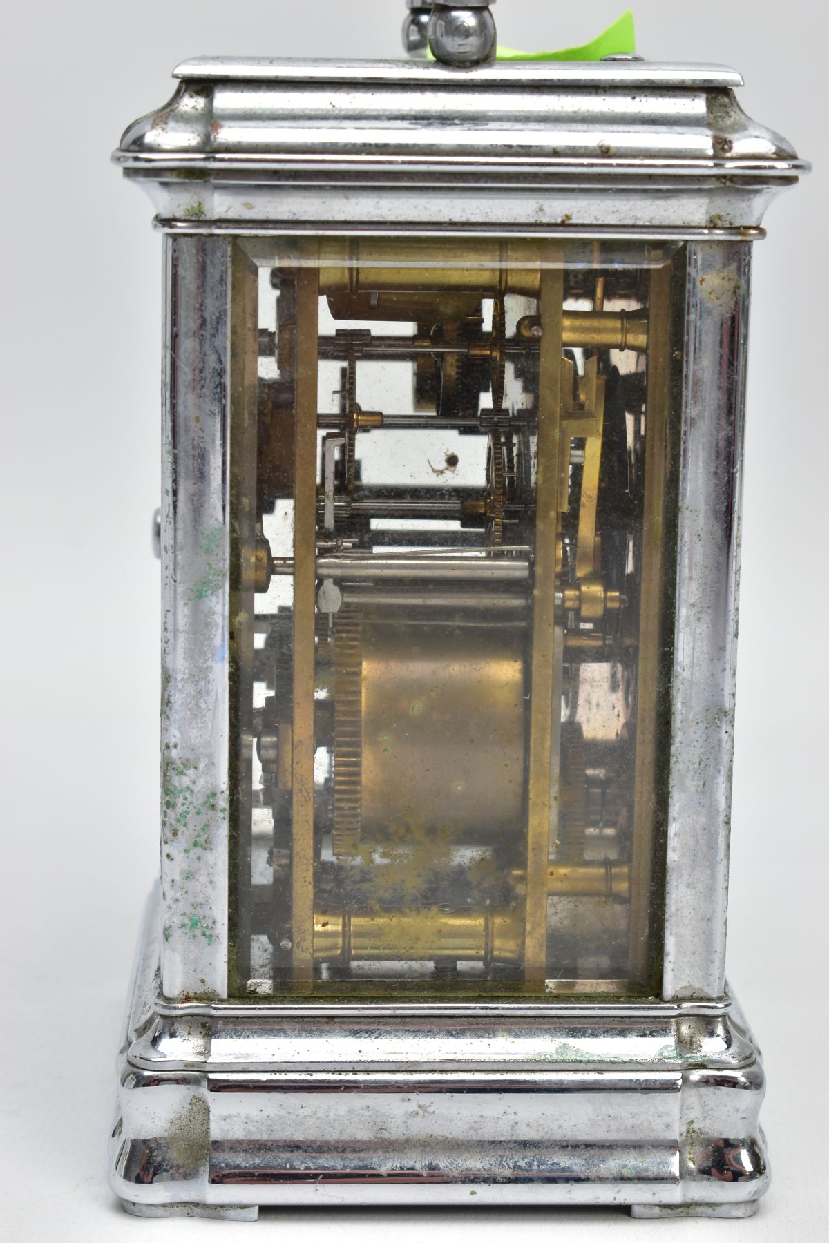 A FRENCH CARRIAGE CLOCK, featuring a white dial signed 'J.Bennett, Paris', Roman numerals, smaller - Image 3 of 8