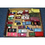 A QUANTITY OF UNBOXED AND ASSORTED PLAYWORN DIECAST VEHICLES, to include Corgi Toys The Saint's