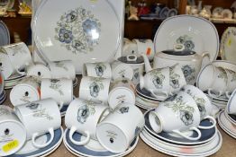 A SIXTY SEVEN PIECE WEDGWOOD SUSIE COOPER DESIGN GLEN MIST TEA SET, comprising boxed cake plate,