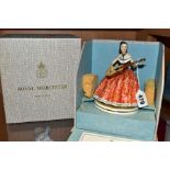 A BOXED ROYAL WORCESTER LIMITED EDITION FIGURE 'ELAINE' FROM THE VICTORIAN SERIES, no.143 of 750,