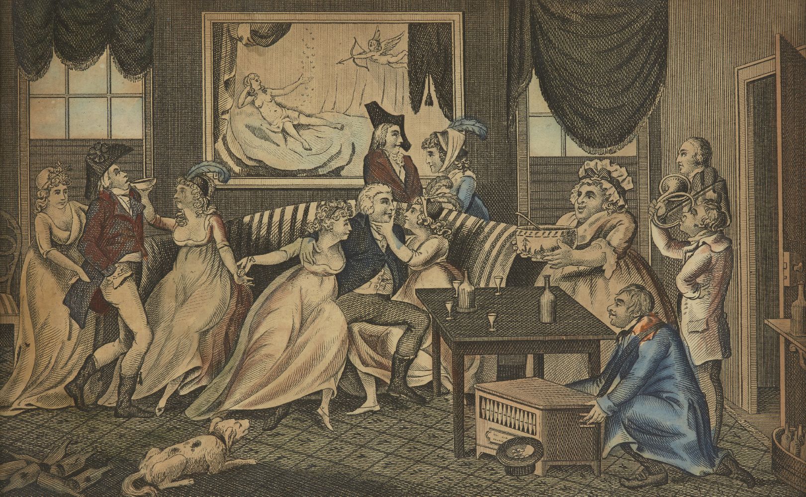 Charles Wilkin, British 1750-1814- Cornelia (Lady Cockburn) and her Children, after Sir Joshua - Image 4 of 8