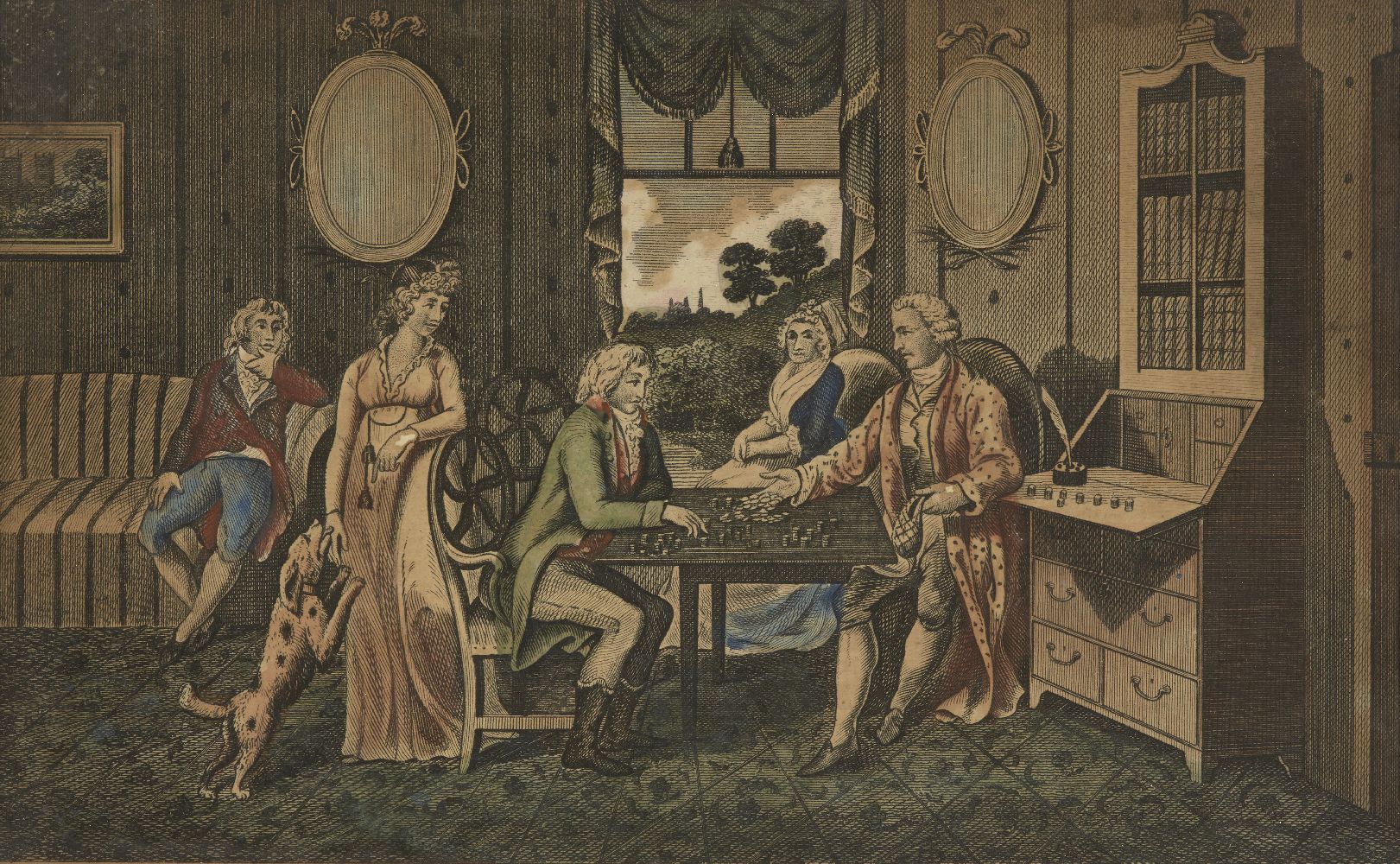 Charles Wilkin, British 1750-1814- Cornelia (Lady Cockburn) and her Children, after Sir Joshua - Image 6 of 8