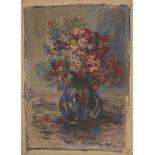 George William Collins, British 1863-1949- Floral still lifes; watercolours, two, one signed and