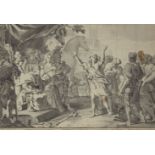 French School, late 18th/early 19th century- Cassandra warning King Priam not to admit the Greek's