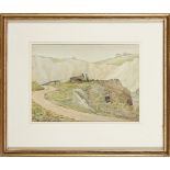 Hugh Bellingham Smith, British 1866-1922; Country lane; watercolour, signed, 24.5x34cmPlease refer