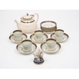 A collection of Worcester ‘Flight’ period c. 1783-92 coffee cans and saucers, of wrythen moulded