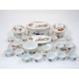A collection of Royal Worcester Evesham pattern oven-to-tableware, to include three oval tureens
