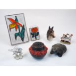 A selection of collectable ceramic wares of recent manufacture, to include a Royal Staffordshire