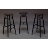 Lars Beller Fjetland, a set of three ‘Drifted’ bar stools for Hem, of recent manufacture, with