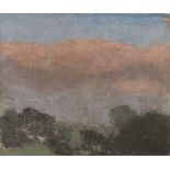 Rudolf Helmut Sauter PS RI RBA, German/British 1895-1977- Sunset; pastel, 12.5x15cm (ARR)