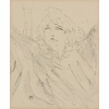Henri de Toulouse-Lautrec, French 1864-1901- Sarah Benhardt and Polin, 1898; two lithographs on
