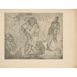 Georg Ehrlich, Austrian 1897-1966- Narren I, 1922; drypoint etching, signed, titled and dated in