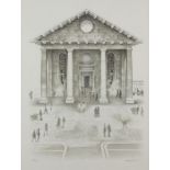 David Gentleman, British b. 1930- Covent Garden; lithograph on wove, signed and numbered 68/120 in
