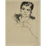 Paul Vahrenhorst, German 1880-1951- Untitled; etching with drypoint on laid, signed and numbered 1/