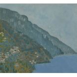 Italian School, mid 20th century- Coastal landscape; oil on canvas board, 33x36.5cmPlease refer to