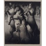 Francis Howard Spear, British 1902-1979- Circus Horses, 1933; lithograph, signed, dated and numbered