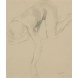 André Albert Tondu, French 1903-1980- Female nude study; pencil, signed and dated 1931, 32.5x27.