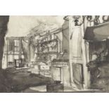 Peter Proud, Scottish 1913-1989- The Tenement Room: Murdered Girl's Bedroom: Murder Locality, Bridge