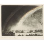 Norman Ackroyd RA, British b.1938- Oxford Plain, 1980; etching with aquatint on wove, signed,