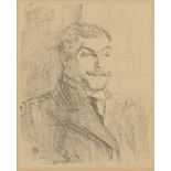 Henri de Toulouse-Lautrec, French 1864-1901- Coquelin the Elder and Lucien Guitry, 1898; two