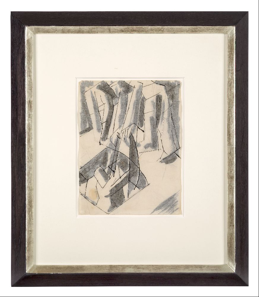 David Bomberg, British 1890-1957- Ghetto Theatre, 1919; ink and wash, 26.5 x 20.4cm (ARR) - Image 2 of 3