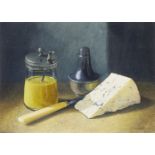 Tim Gustard, British b.1954- English Mustard; acrylic on board, signed, 13x18cm, (ARR) Provenance: